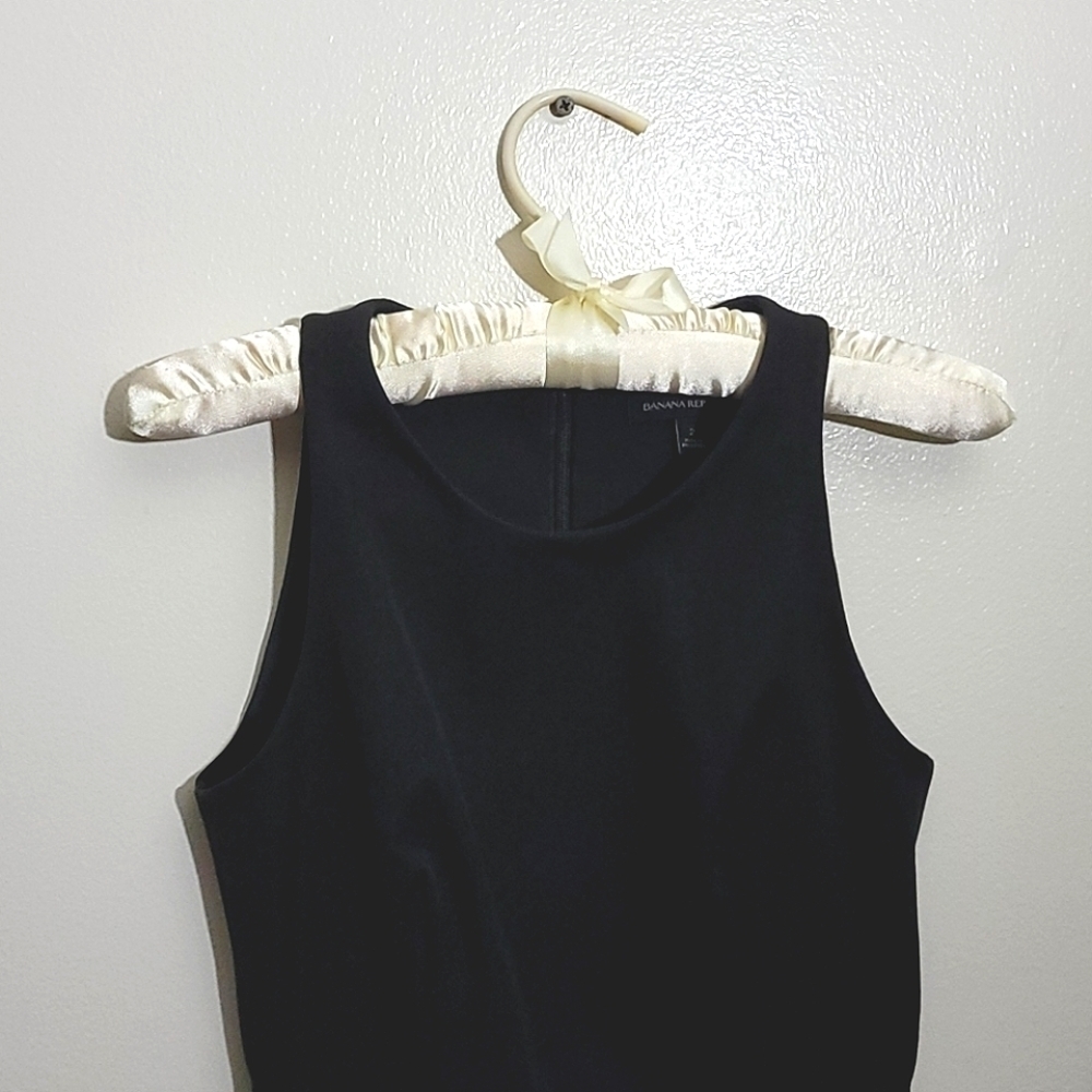 Banana Republic Peplum Black Sheath Dress